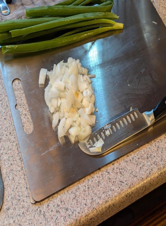 Xfenvs Non-Slip Cutting Board Mat, 2 Pack 10" x 15" Clear Anti-Slip Cutting Board Mat for Home Cooks and Chefs, Safety Grip Mat Under Kitchen Cutting Boards, Dishwasher Safe Great as Drawer Liners - Image 3
