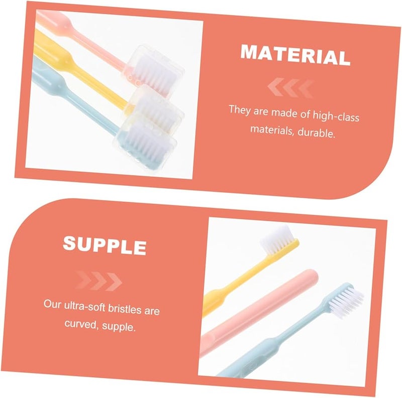 6Pcs Soft Bristle Toothbrush For Adults Sensitive Teeth And Gums With Ergonomic Handle - Image 5