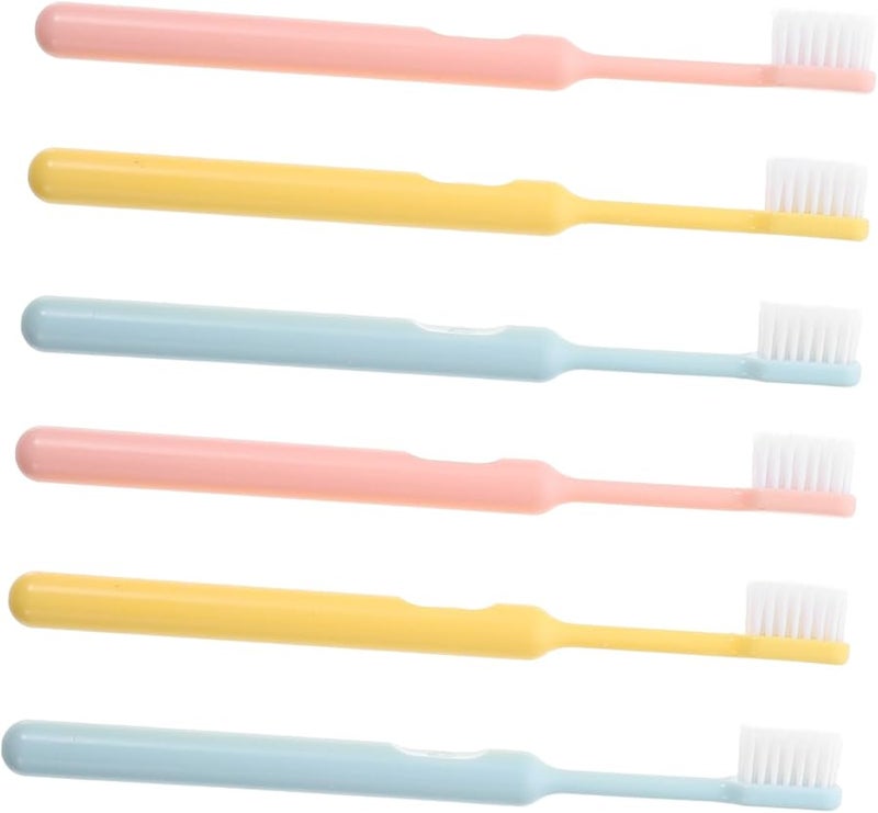 6Pcs Soft Bristle Toothbrush For Adults Sensitive Teeth And Gums With Ergonomic Handle - Image 1
