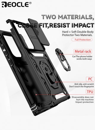 Samsung Galaxy S21 Ultra Case with Camera Cover Drop Protection & Snug Touch & Slim Protective Hard Back Soft Edge Phone Case for Galaxy S21 Ultra Case - view 5