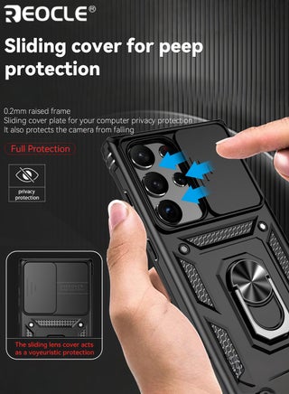 Samsung Galaxy S21 Ultra Case with Camera Cover Drop Protection & Snug Touch & Slim Protective Hard Back Soft Edge Phone Case for Galaxy S21 Ultra Case - view 2