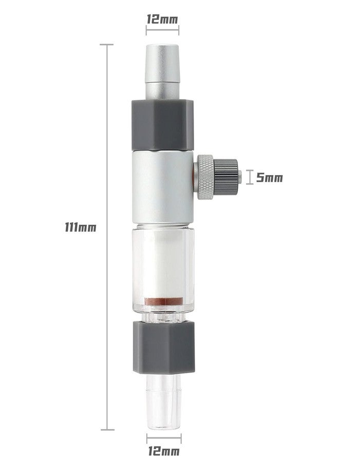 Terizger CO2 Diffuser，Carbon Dioxide Atomiser Bubble Counter Aquarium Inline Co2 Atomizer for Planted Aquarium,Aquarium Diffuser (12/16 mm) - Image 2