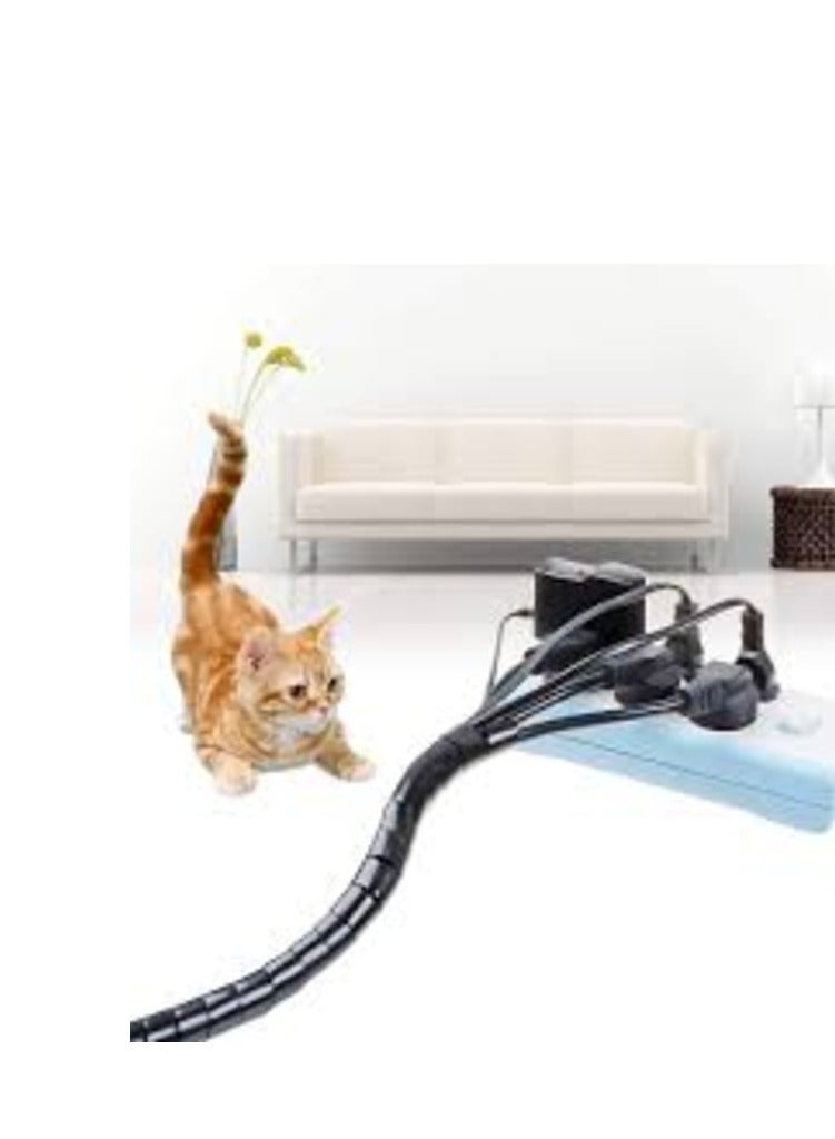 KNP KNP Spiral Cable Wrap 6mm is designed for managing and protecting smaller cable bundles. - Image 4