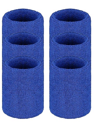 Joker Market Sweatbands Set, Moisture Wicking Terry Cloth for Workout and Basketball, Blue - pzsku/Z1F13C8275E52FCFBF4FFZ/45/1745915372/8fd45a23-ddef-419b-b4cb-3944b357e4c8