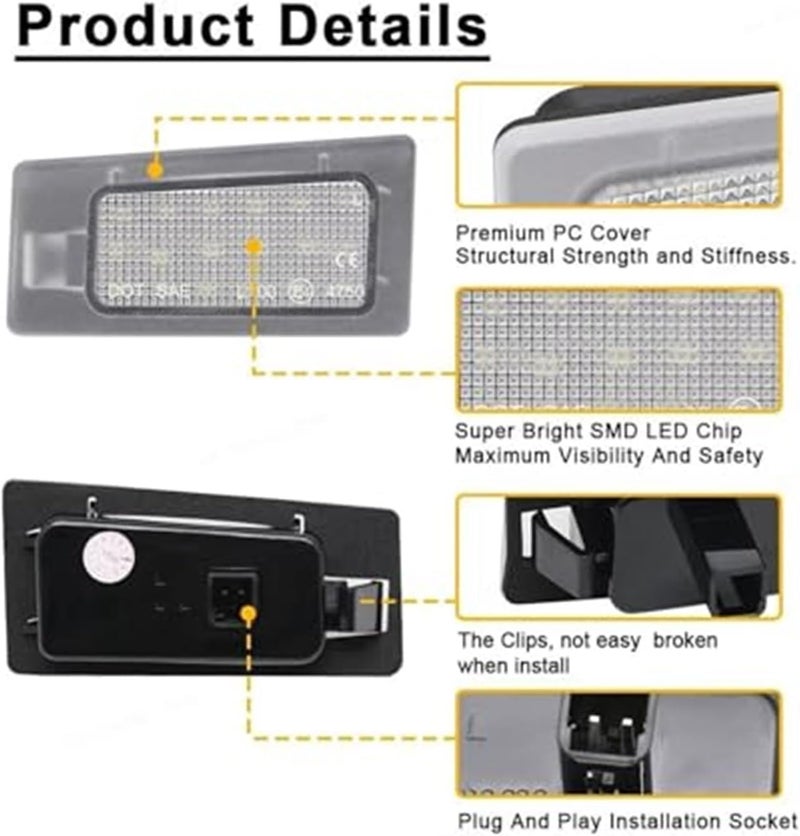 Wivplex License Plate Light for Kia Vehicles - Image 4