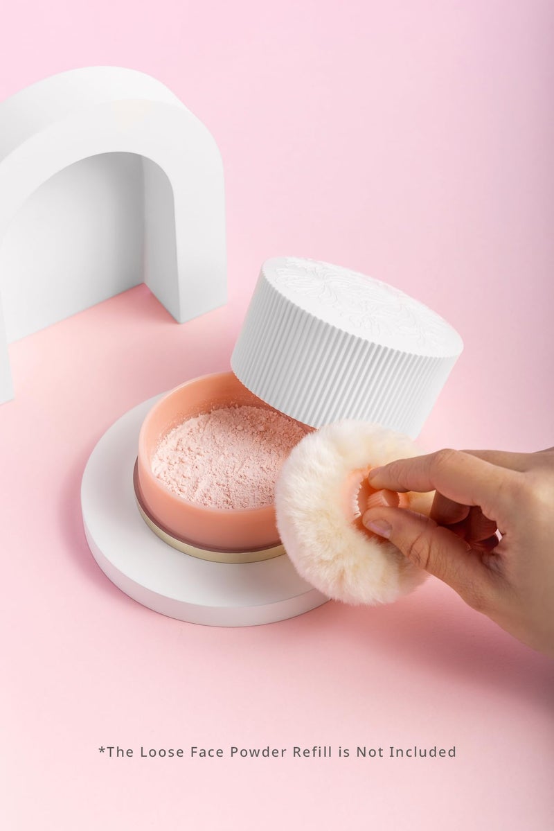 Paul & Joe Loose Powder Box + Puff - Refill Sold Separately, All-Day Lightweight Powder, Translucent Skin, Covers Pores, Absorbs Excessive Sebum, Creates Airy and Velvety Skin - Image 2