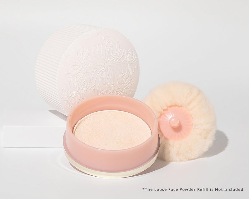 Paul & Joe Loose Powder Box + Puff - Refill Sold Separately, All-Day Lightweight Powder, Translucent Skin, Covers Pores, Absorbs Excessive Sebum, Creates Airy and Velvety Skin - Image 1