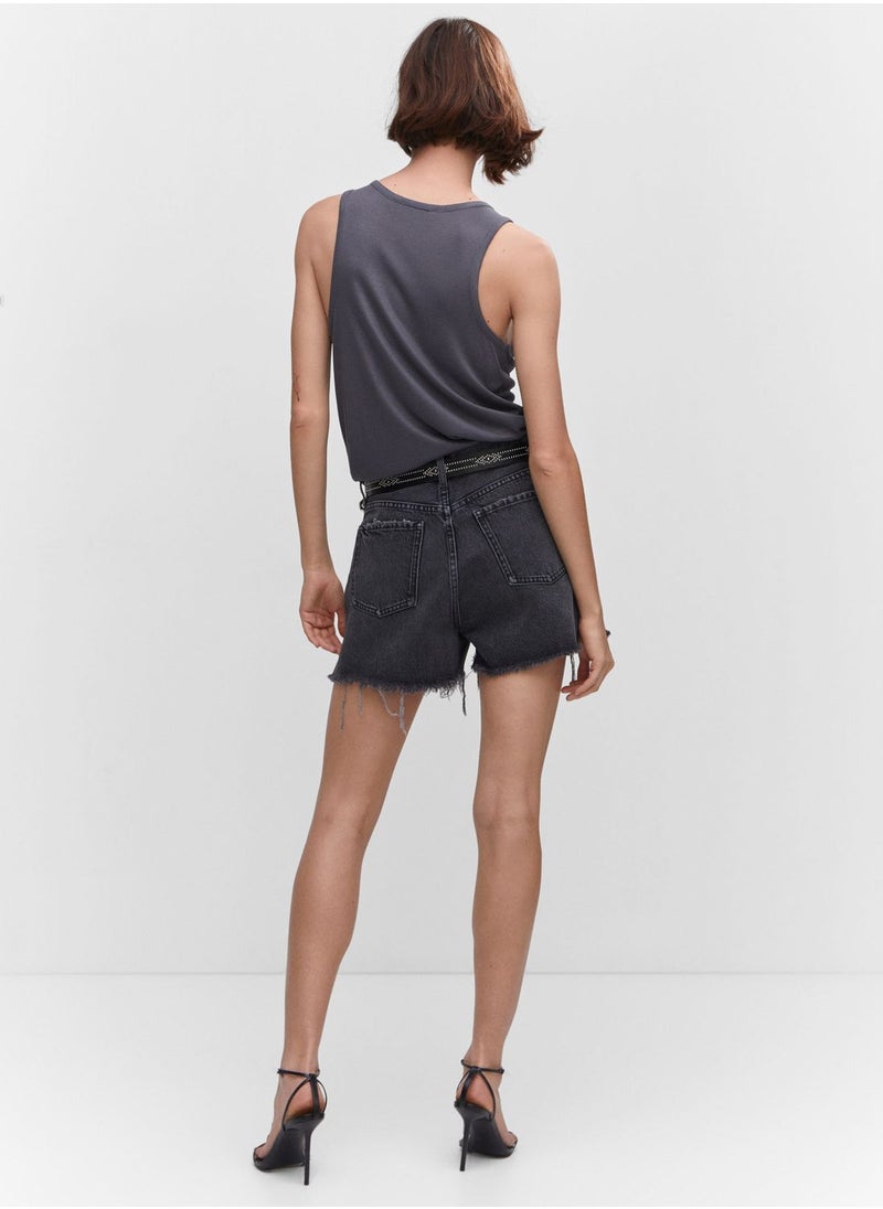 MANGO - Scoop Neck Top - Image 1