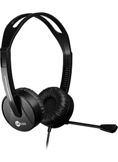 lecoo Lenovo HT106 USB On-Ear Headphone with Microphone Black  - Image 5