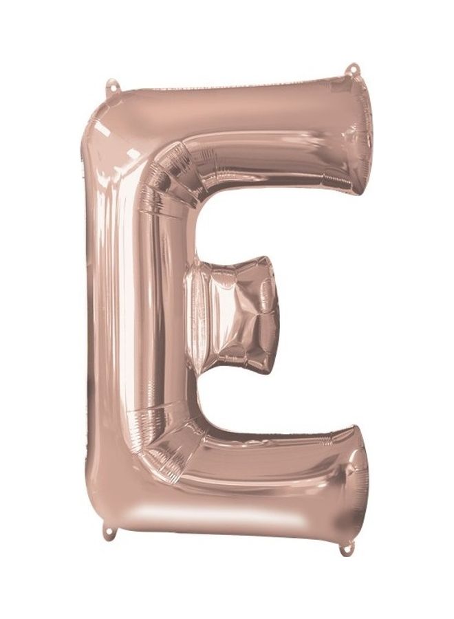 NIBEMINENT E Letter Shape Foil Balloon 16inch