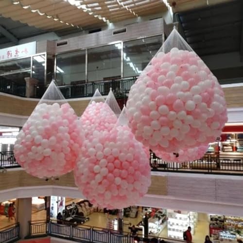 Atpata Funky Deluxe Balloon Drop or Balloon Release Net - Holds upto 200 Balloons | Easy to Use | Ideal for Mall Activities, Weddings, Birthday, Indoor Outdoor Surprise Ceiling Balloon Drop Setup - Image 2