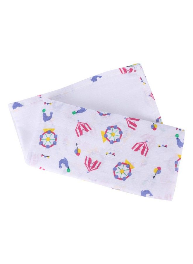 My Milestones 100% Cotton 3 In 1 Muslin Double Cloth (2 Layers) Baby Swaddle Wrapper Pack Of 2 Carnival Rose Pink - Image 3