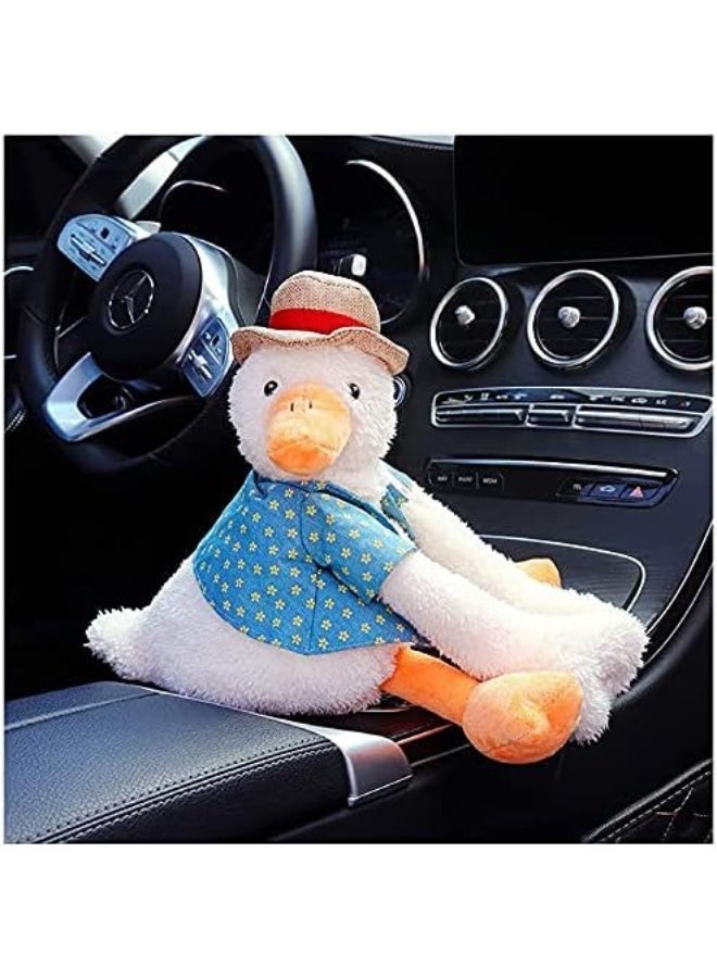Hanging Car Tissue Box Holder for Car Duck Stuffed Animals Car Accessories, Cute Tissue Box Cover, Funny Toilet Paper Holder - Image 2