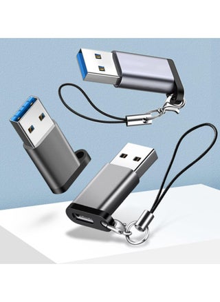 USB C to USB 3.0 Adapter，OTG USB C Female to USB Male Adapter，5Gbps USB C 3.1 Adapter Compatible with MacBook Pro, iPad Pro, Galaxy Note20 Ultra, Laptops, Power delivery and More 3 Pack - pzsku/Z1F1467D10BE10D69DFE9Z/45/_/1689063507/7d9b11f1-d099-477c-a66c-e183fe85cb51