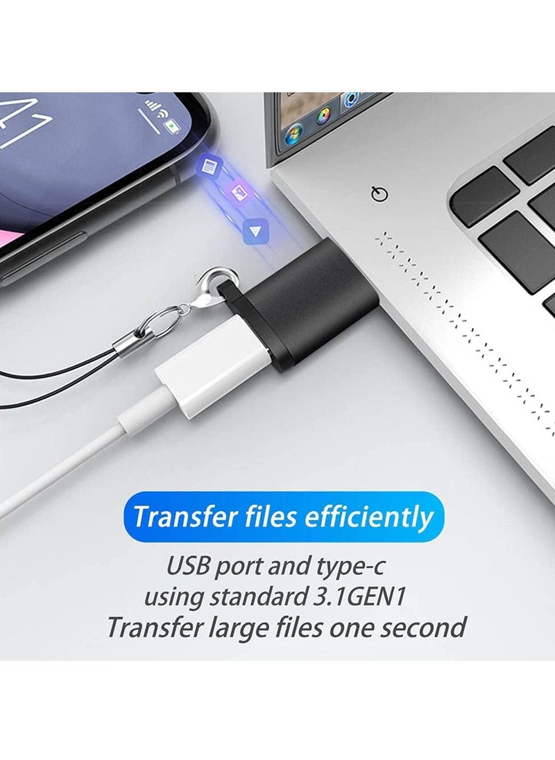 TYCOM USB C to USB 3.0 Adapter，OTG USB C Female to USB Male Adapter，5Gbps USB C 3.1 Adapter Compatible with MacBook Pro, iPad Pro, Galaxy Note20 Ultra, Laptops, Power delivery and More 3 Pack  - Image 2