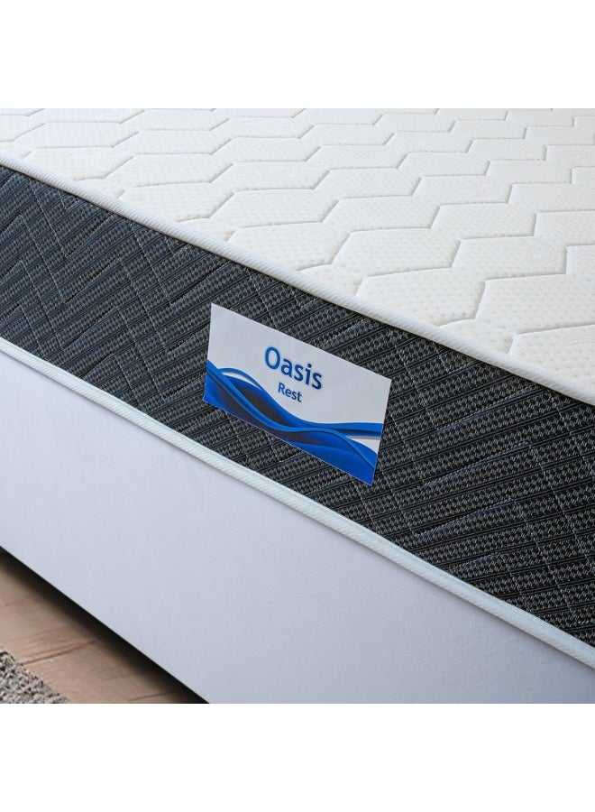 Bed and Mattress Zone Oasis Rest Tight Top Bonnell Spring Mattress 190x150x22cm Queen Size - Image 2