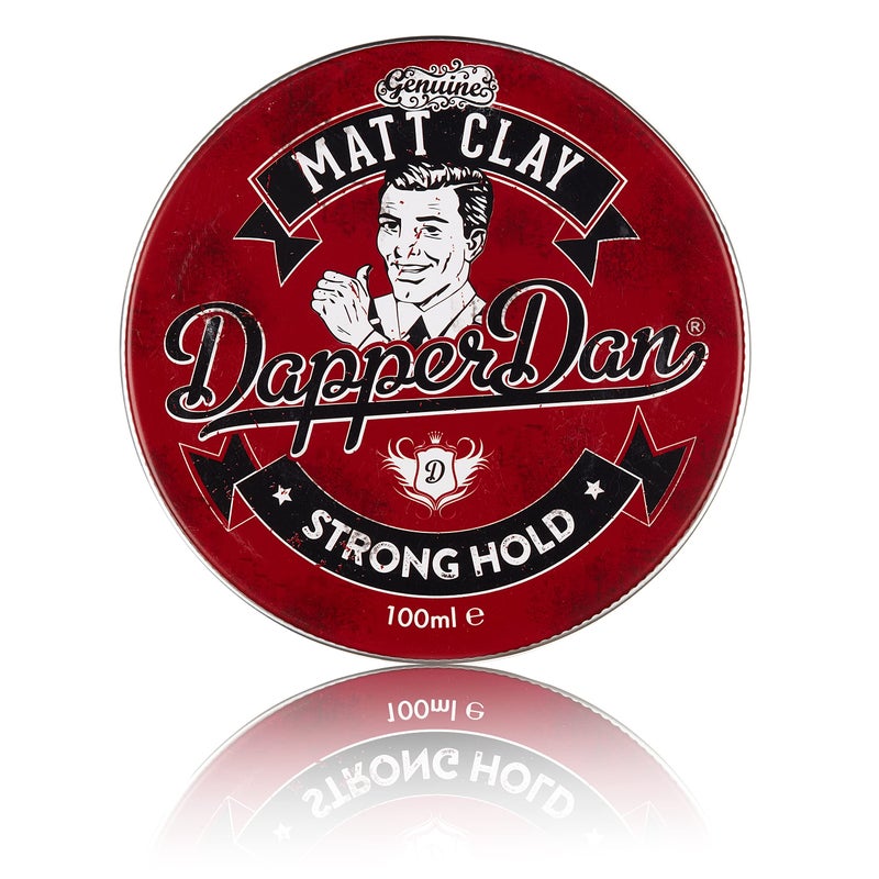 Dapper Dan Strong Hold Matte Clay  100 ml Hair Styling Clay for Men Smoked Saffron  Leather Fragrance - Image 4