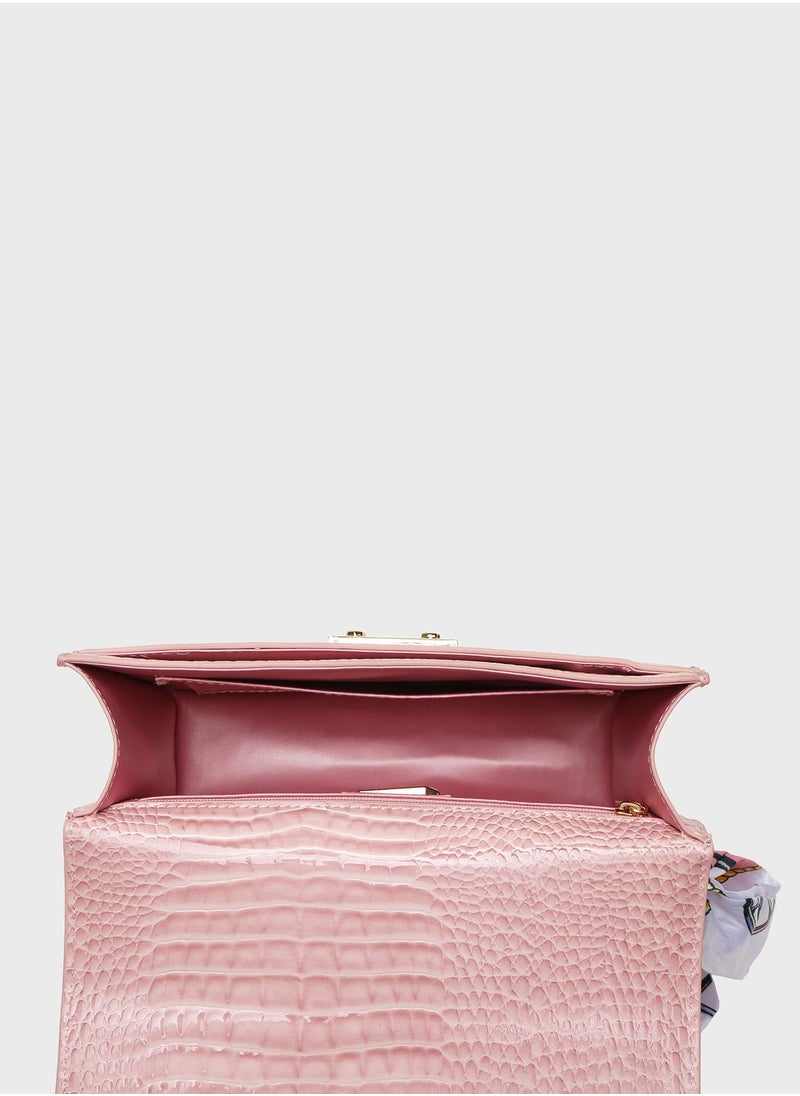 FYOR - Ribbon Detail Satchel - Image 1