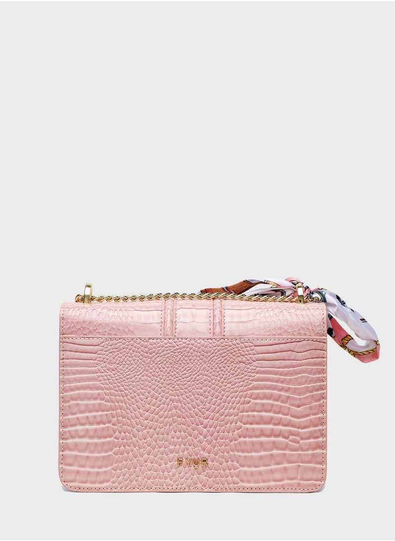 FYOR - Ribbon Detail Satchel - Image 1