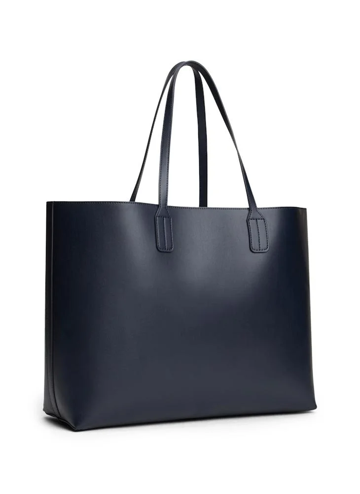 تومي هيلفيغر حقيبة توت بلوحة شعار تومي هيلفيجر