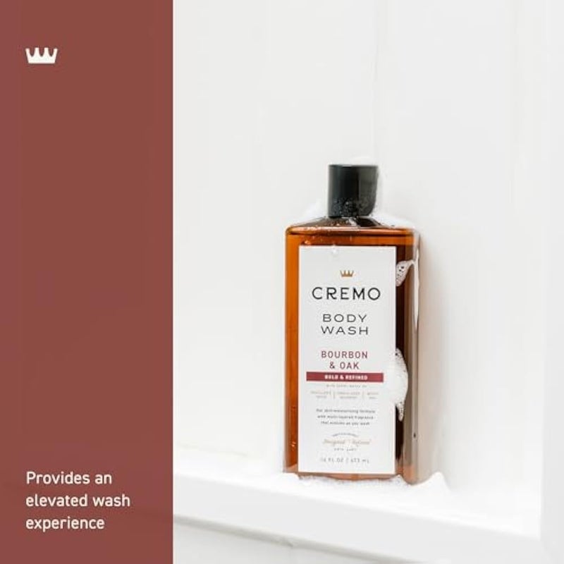 Cremo Bourbon and Oak Body wash | 473ml | 16 fl oz - Image 3