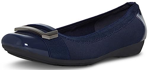 Anne Klein Womens Uplift Ballet Flat Navy 7 M US - Image 1