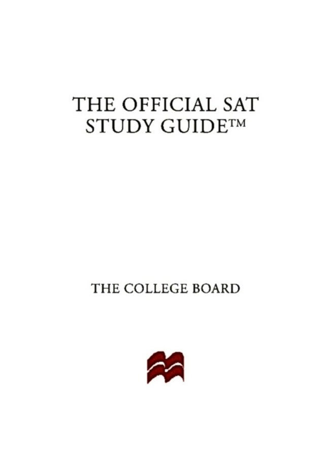 null - The Official SAT Study Guide — Review Every Skill and Question Type Needed for SAT Success (2018 Edition) - Image 1