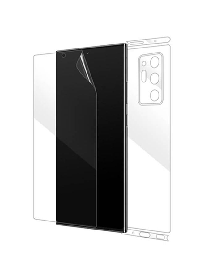 NIBEMINENT Front And Back Tempered Glass Screen Protector For Samsung Galaxy Note 20 Ultra Clear - Image 2