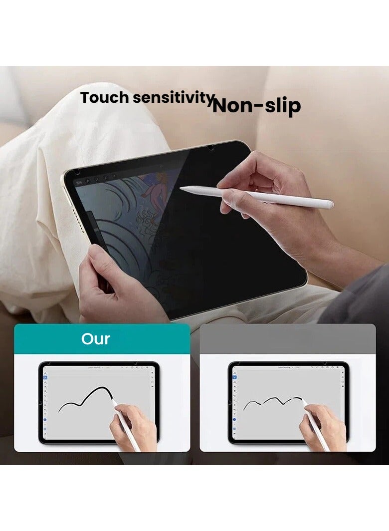 1-Piece Privacy Screen Protector for iPad Pro 11-inch 2025 M5 / 2024 M4, Anti-Spy Tempered Glass Film - Image 4