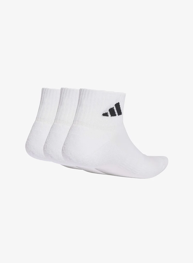 Adidas 3 Pack Cushioned Ankle Socks