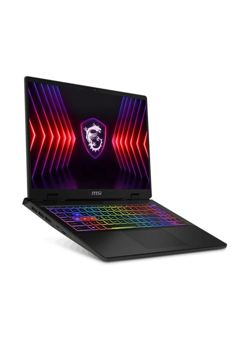MSI Sword 16 HX B14VFKG -Intel® Core™ i7-14650HX, RAM 8GB *2 DDR5, SSD 512GB NVME GEN4, VGA RTX 4060 GDDR6 8GB ,16″ 16:10 FHD+(1920 x 1200), 144Hz ,DOS , COSMOS GREY Cosmos Gray - Image 4