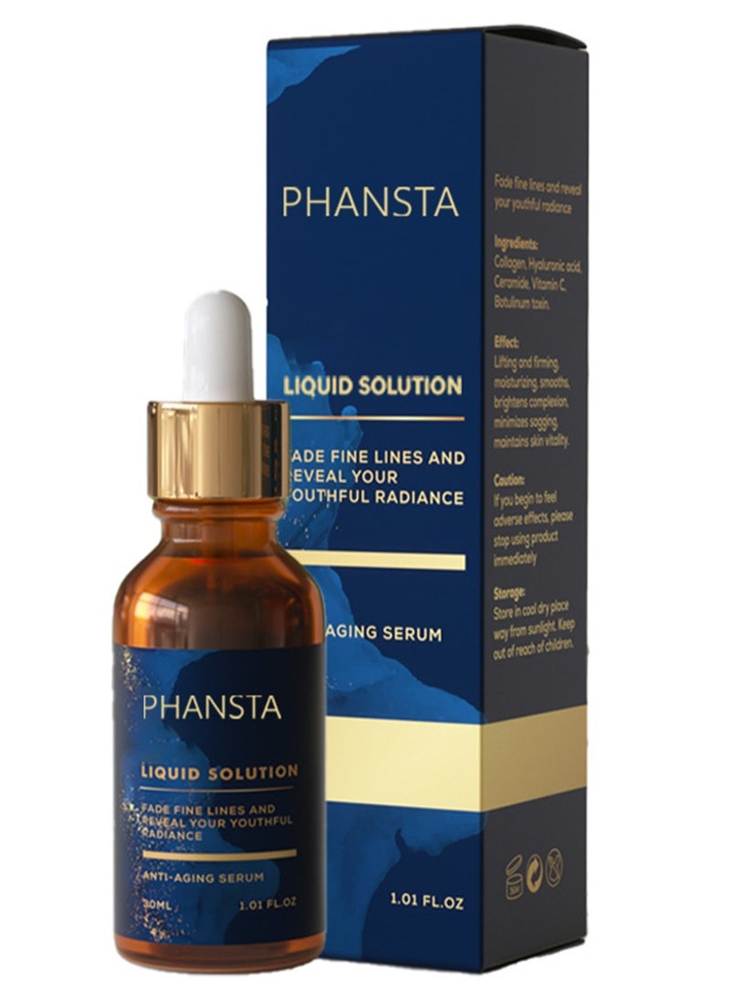 PHANSTA - Botox Face Serum, Anti-Aging Botox Liquid Solution Serum, Containing Aloe, Stock Solution Facial Serum, Vitamin C & E, Moisturize and Anti Wrinkles Facial Serum - Image 1