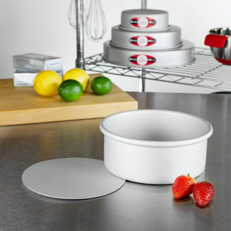 Fat Daddio's أواني كعكة الجبن الدائرية من فات ديديو PCC-73SET المصنوعة من الألمنيوم المؤكسد، مجموعة من قطعتين، 7 × 3 بوصة - Image 5