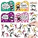 AuroTops Valentines Day Cards for Kids 28 Pack Sticky Wall Climbing Men Ninja with Cute Valentines Cards Wall Climbers Toys for Valentine Party Favors for Boys Girls - Image 2