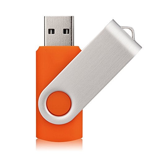 Kalsan 100 Pack USB 2.0 Flash Drives - 8GB Memory Stick Bulk - Orange - Image 2
