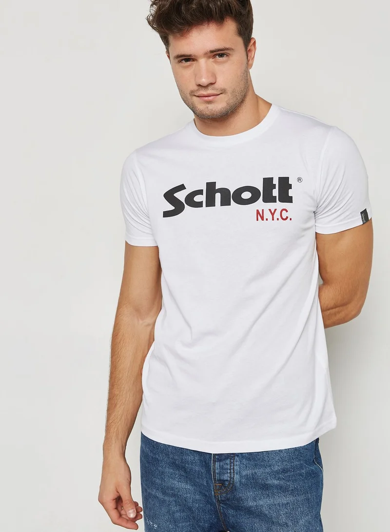 Schott NYC Logo Multipack T-Shirts