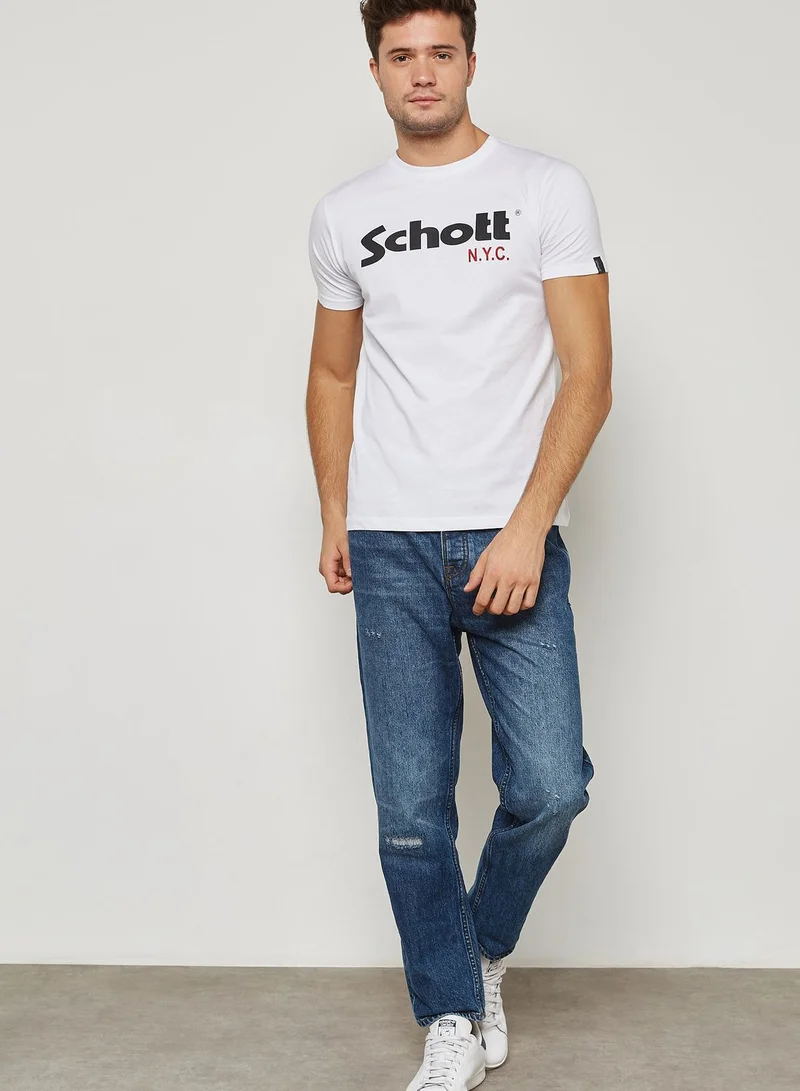 Schott NYC Logo Multipack T-Shirts