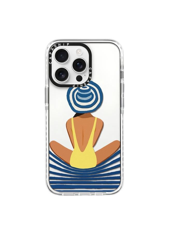 S-TOP Case For iPhone 16 Pro Max Simple Illustration Pattern Full Coverage Phone Case - Image 1