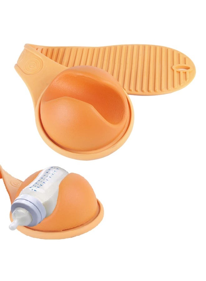 Hands-Free Baby Bottle Holder for Shoulder – Silicone Ergonomic Nursing Bottle Support Stand, Adjustable Feeding Helper for Breastfeeding & Baby Bottle Feeding, Comfortable Parent Support - Image 1