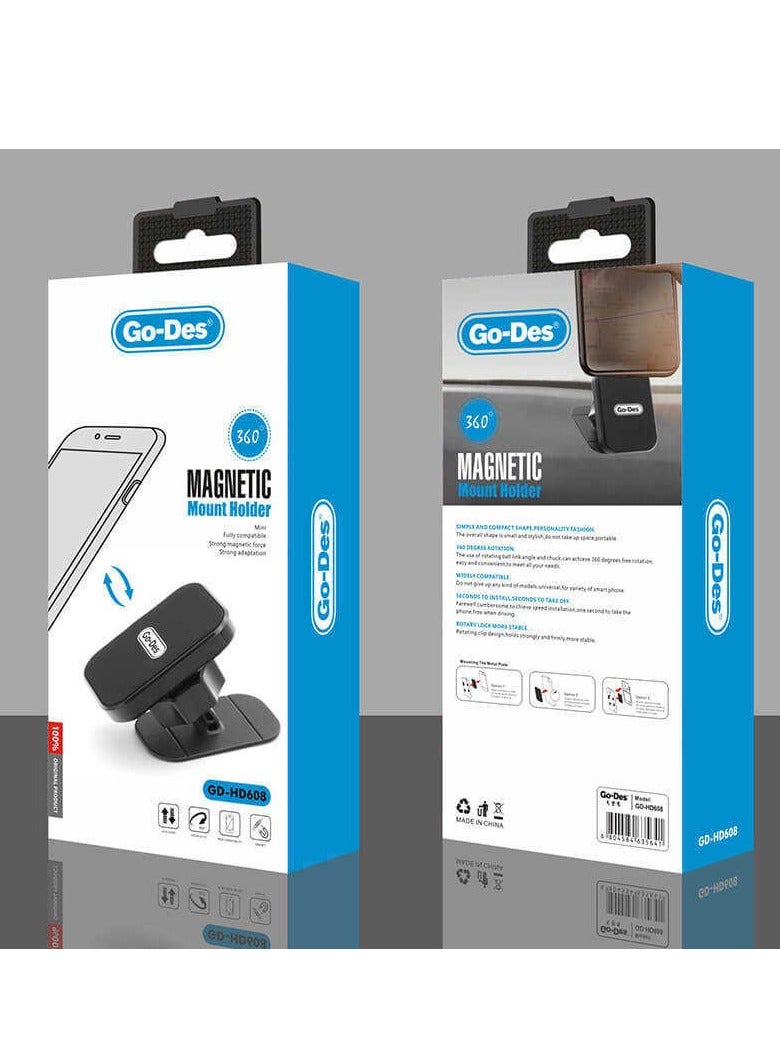 GO-DES Magnetic Vehicle Phone Holder(GD-HD608 ) - Image 1
