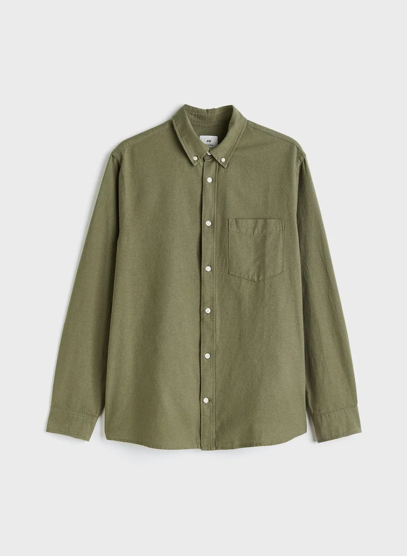 H&M Essential Regular Fit Oxford Shirt