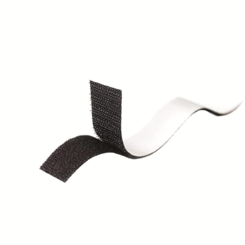 VELCRO Brand شريط فيلكرو لاصق للخ fabrics، 10 قدم لفة بالجملة شريط بدون خياطة مع لاصق، قطع الشرائط بالطول، قشر و ألصق للربط بالملابس للتنظيف واستبدال السحابات والأزرار، أسود - Image 5