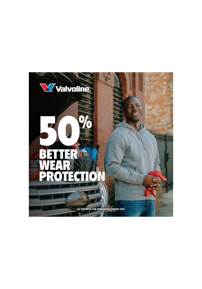 Valvoline Full Synthetic High Mileage with MaxLife Technology SAE 0W20 Motor Oil 5 QT Model 852399 - Image 4