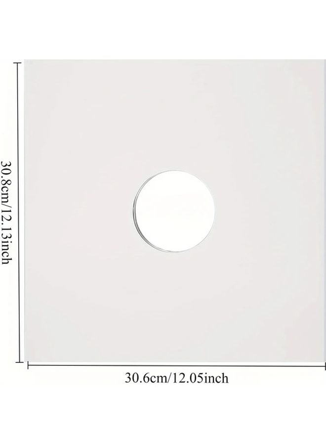 20 Pcs White Heavy Duty 12 Inch Vinyl Record Sleeves Acid Free Archival LP Covers - Image 4