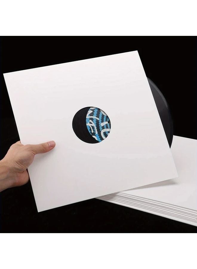 20 Pcs White Heavy Duty 12 Inch Vinyl Record Sleeves Acid Free Archival LP Covers - Image 3