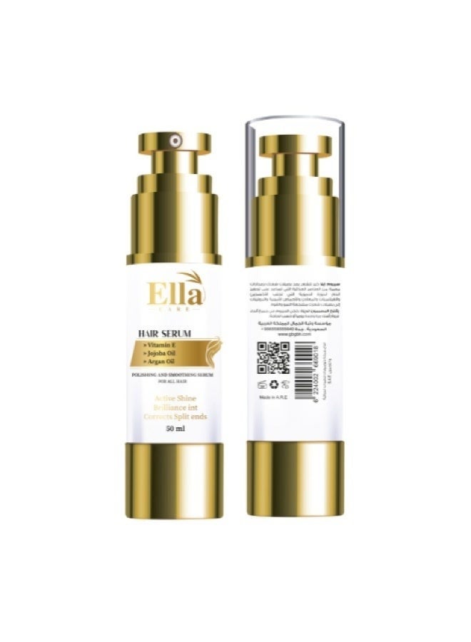ella care HAIR SERUM Vitamin E Jojoba Oil Argan Oil - Image 4