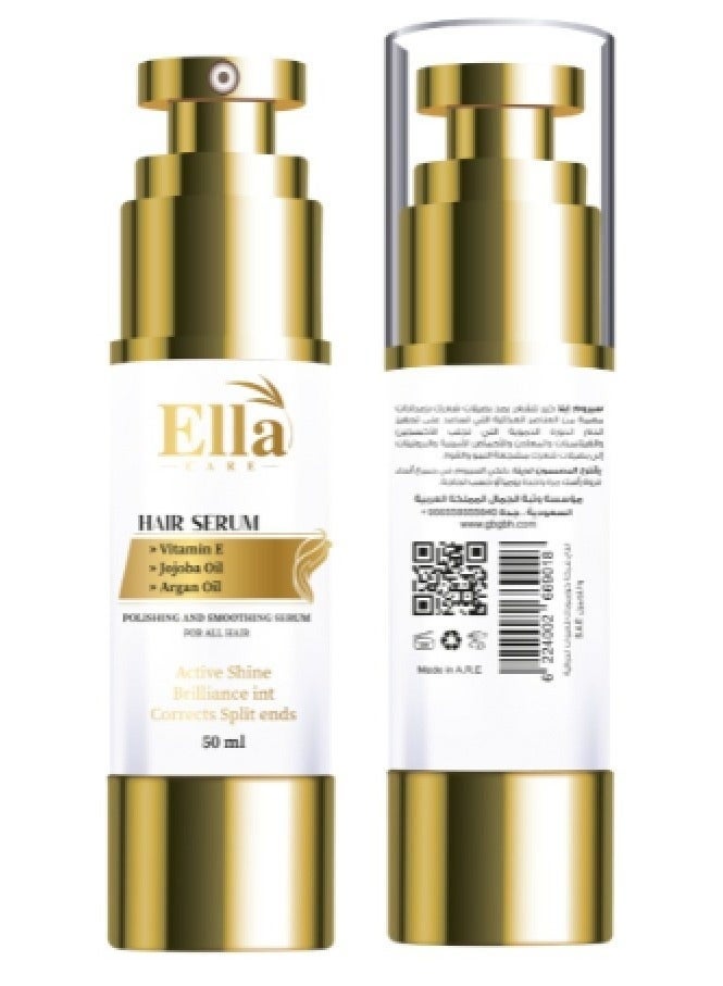 ella care HAIR SERUM Vitamin E Jojoba Oil Argan Oil - Image 2