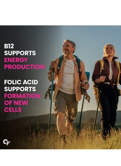 CARBAMIDE FORTE Carbamide Forte Vitamin B-Complex Tablets - 100% RDA for B Vitamins with B1, B2, B3, B5, B6, B9 & Vitamin B12 | Vitamin B Complex Supplements for Women & Men - 120 Vegetarian Tablets  - Image 3