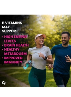 CARBAMIDE FORTE Carbamide Forte Vitamin B-Complex Tablets - 100% RDA for B Vitamins with B1, B2, B3, B5, B6, B9 & Vitamin B12 | Vitamin B Complex Supplements for Women & Men - 120 Vegetarian Tablets  - Image 4