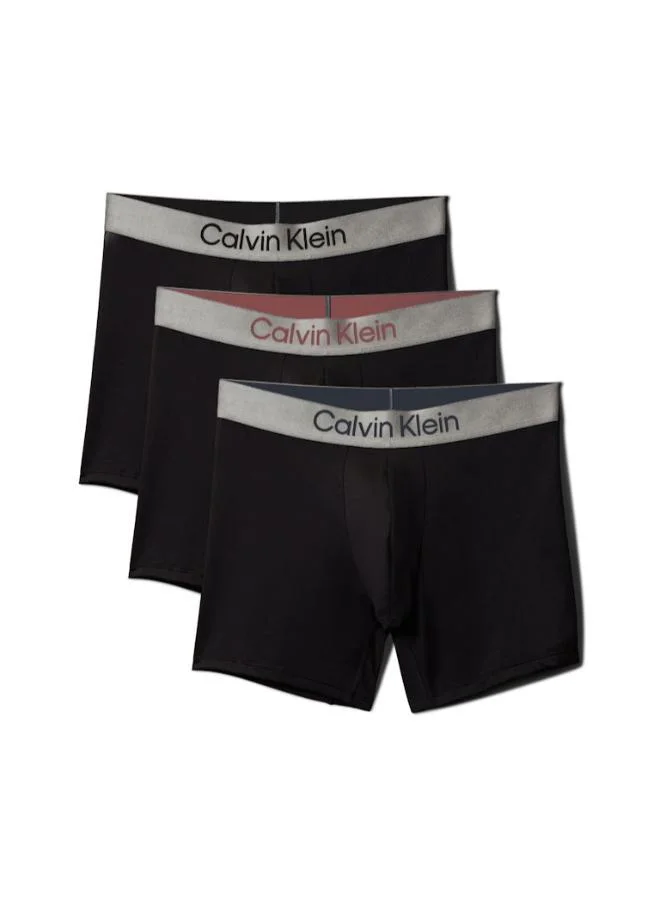 CALVIN KLEIN 3 Pack Of Logo Band Trunks